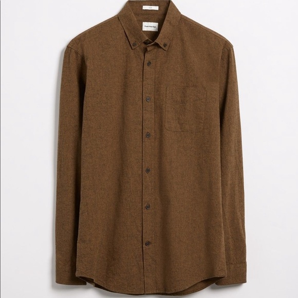 Frank & Oak Other - NWOT Frank & Oak Odessa Brown Dress Shirt